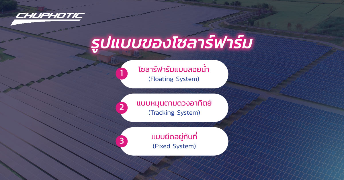 รูปแบบของโซลาร์ฟาร์ม