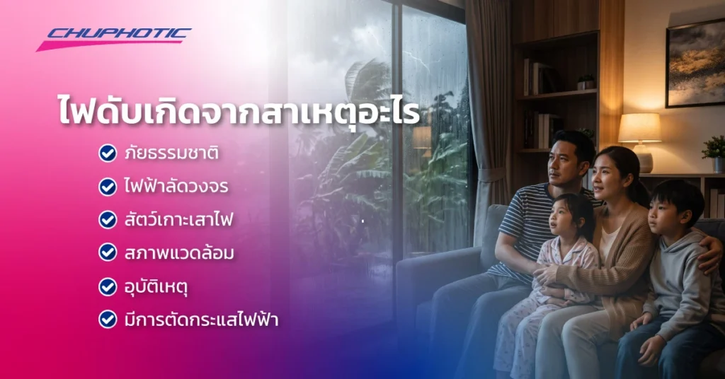 ไฟดับเกิดจากสาเหตุอะไร
