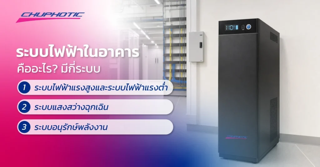 ระบบไฟฟ้าในอาคารคืออะไร? มีกี่ระบบ